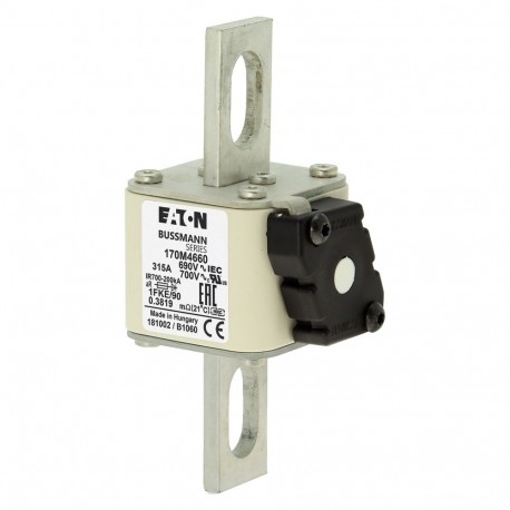 Eaton-moeller FUSE 315A 690V 1FKE/90 AR UC EATON ELECTRIC Fuse-link, high speed, 315 A, AC 690 V, size 1, 53 x 69..