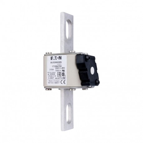 Eaton-moeller FUSE 315A 690V 1FKE/115 AR UC EATON ELECTRIC Fuse-link, high speed, 315 A, AC 690 V, size 1, 53 x 6..