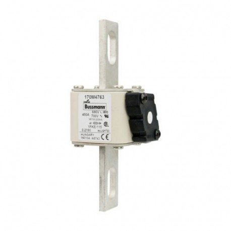 Eaton-moeller FUSE 450A 690V 1FKE/115 AR UC EATON ELECTRIC Fuse-link, high speed, 450 A, AC 690 V, size 1, 53 x 6..