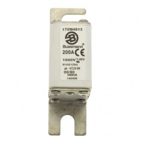 Eaton-moeller FUSE 63A 1000V 00/80 AR EATON ELECTRIC Fuse-link, high speed, 80 A, DC 900 V, DIN 00, aR, DIN, IEC,..