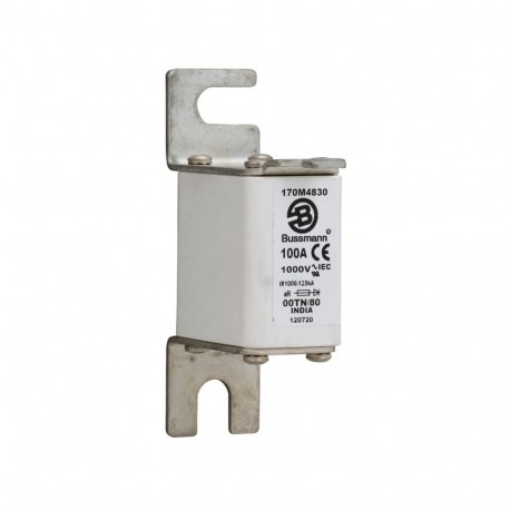 Eaton-moeller FUSE 100A 1000V 00TN/80 AR EATON ELECTRIC Fuse-link, high speed, 100 A, AC 1000 V, size 00, 30 x 47..