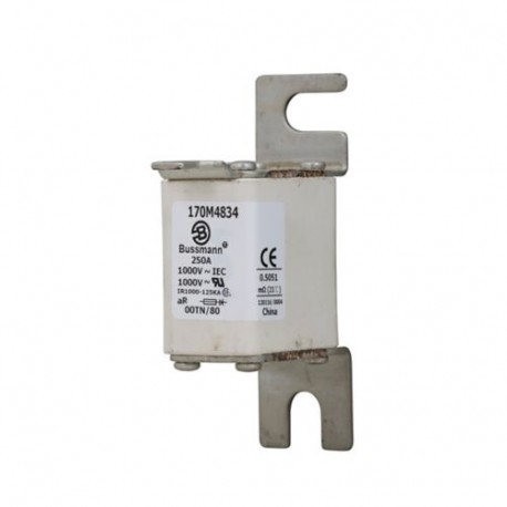 Eaton-moeller FUSE 250A 1000V 00TN/80 AR EATON ELECTRIC Fuse-link, high speed, 250 A, AC 1000 V, size 00, 30 x 47..