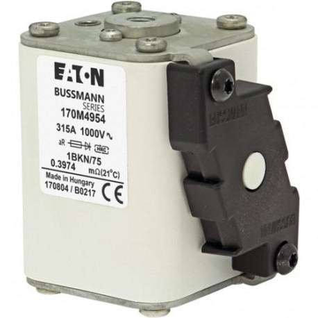 Eaton-moeller FUSE 315A 1000V 1BKN/75 AR EATON ELECTRIC Fuse-link, high speed, 315 A, AC 1000 V, size 1, 52 x 69 ..