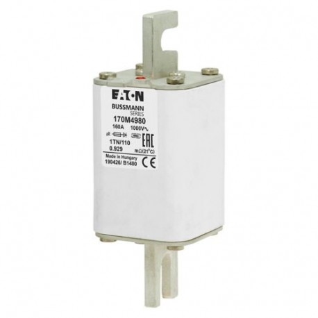 Eaton-moeller FUSE 160A 1000V 1TN/110 AR EATON ELECTRIC Fuse-link, high speed, 160 A, AC 1000 V, DIN 1, 51 x 69 x..