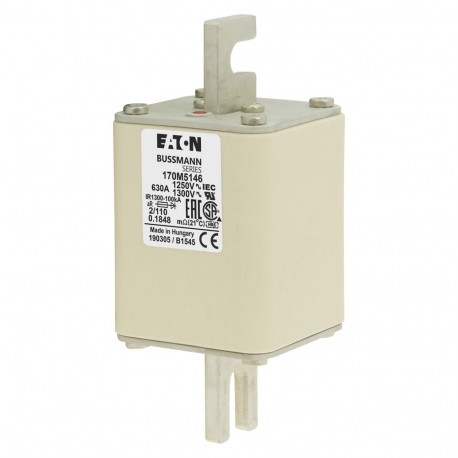 Eaton-moeller FUSE 630A 1250V 2/110 AR CU EATON ELECTRIC Fuse-link, high speed, 630 A, AC 1250 V, size 2, 61 x 75..