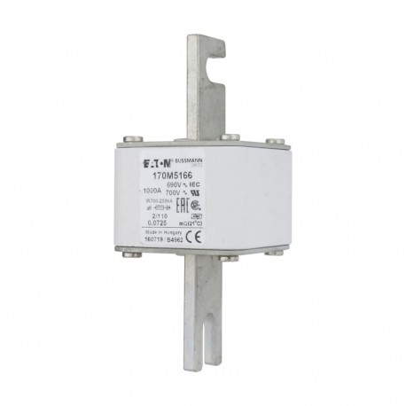Eaton-moeller FUSE 1000A 690V 2/110 AR UC EATON ELECTRIC Fuse-link, high speed, 1000 A, AC 690 V, DIN 2, 61 x 61 ..