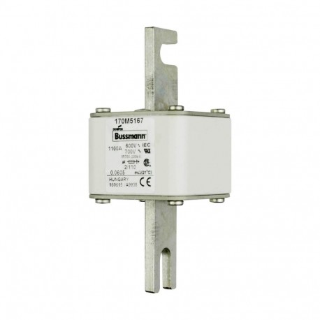 Eaton-moeller FUSE 1100A 600V 2/110 AR UC EATON ELECTRIC Fuse-link, high speed, 1100 A, AC 600 V, DIN 2, 61 x 61 ..