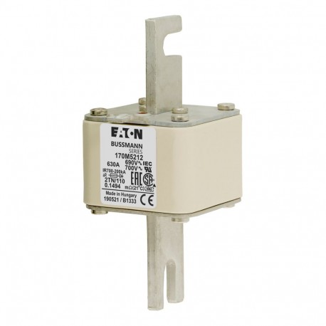 Eaton-moeller FUSE 630A 690V 2TN/110 AR UC EATON ELECTRIC Fuse-link, high speed, 630 A, AC 690 V, DIN 2, 61 x 75 ..