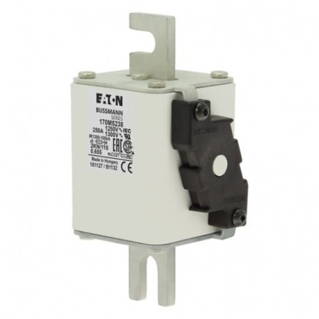 Eaton-moeller FUSE 250A 1250V 2KN/110 AR CU EATON ELECTRIC Fuse-link, high speed, 250 A, AC 1250 V, size 2, 61 x ..