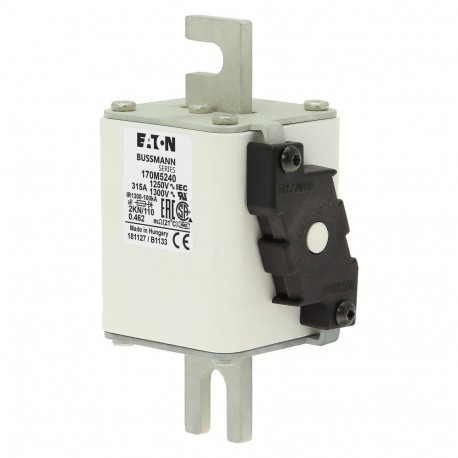 Eaton-moeller FUSE 315A 1250V 2KN/110 AR CU EATON ELECTRIC Fuse-link, high speed, 315 A, AC 1250 V, size 2, 61 x ..