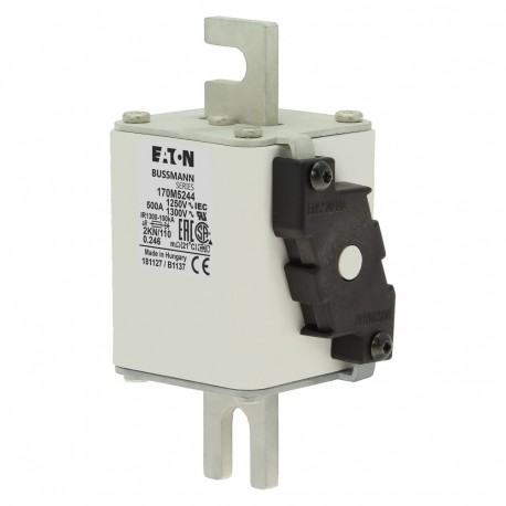 Eaton-moeller FUSE 500A 1250V 2KN/110 AR CU EATON ELECTRIC Fuse-link, high speed, 500 A, AC 1250 V, size 2, 61 x ..