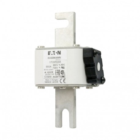 Eaton-moeller FUSE 900A 690V 2KN/110 AR UC EATON ELECTRIC Fuse-link, high speed, 900 A, AC 690 V, DIN 2, 61 x 77 ..