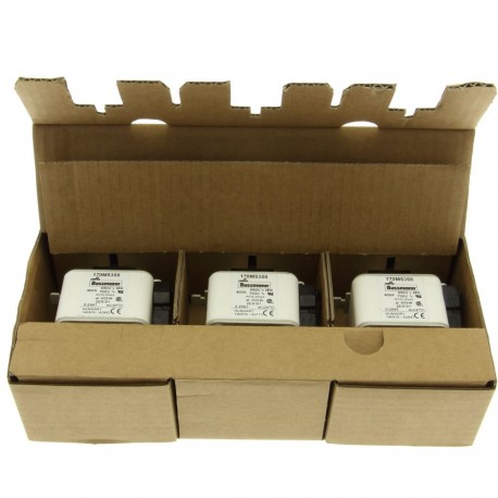 Eaton-moeller FUSE 400A 690V 2EK/91 AR UC EATON ELECTRIC Fuse-link, high speed, 400 A, AC 690 V, size 2, 61 x 77 ..