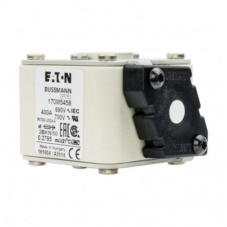 Eaton-moeller FUSE 400A 690V 2BKN/50 AR UC EATON ELECTRIC Fuse-link, high speed, 400 A, AC 690 V, size 2, aR, IEC..