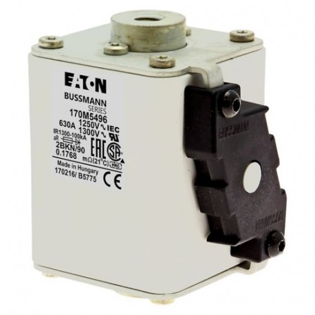 Eaton-moeller FUSE 630A 1250V 2BKN/90 AR CU EATON ELECTRIC Fuse-link, high speed, 630 A, AC 1250 V, size 2, 61 x ..