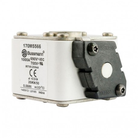 Eaton-moeller FUSE 1000A 690V 2GKN/50 AR UC EATON ELECTRIC Fuse-link, high speed, 1000 A, AC 690 V, size 2, 61 x ..