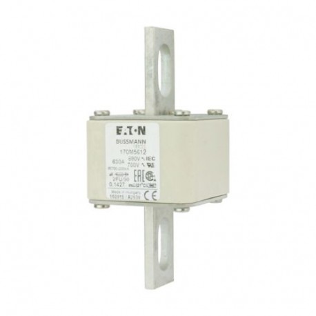 Eaton-moeller FUSE 630A 690V 2FU/90 AR UC EATON ELECTRIC Fuse-link, high speed, 630 A, AC 690 V, size 2, 61 x 77 ..