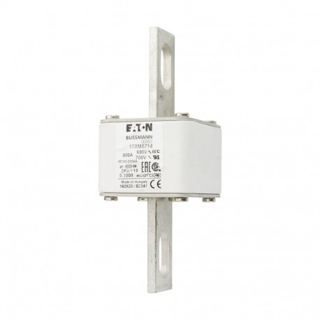 Eaton-moeller FUSE 800A 690V 2FU/115 AR UC EATON ELECTRIC Fuse-link, high speed, 800 A, AC 690 V, size 2, 61 x 77..