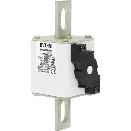 Eaton-moeller FUSE 315A 1250V 2FKE/115 AR CU EATON ELECTRIC Fuse-link, high speed, 800 A, AC 2000 V, size 3, 99 x..
