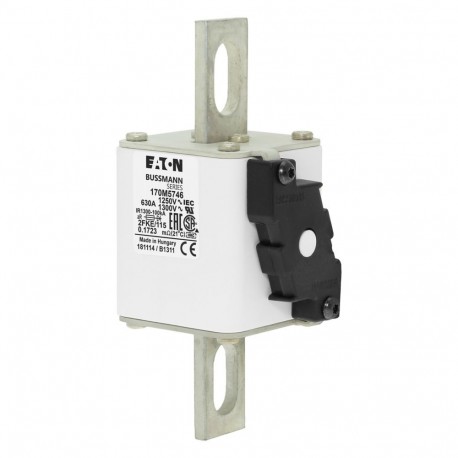 Eaton-moeller FUSE 630A 1250V 2FKE/115 AR CU EATON ELECTRIC Fuse-link, high speed, 630 A, AC 1250 V, size 2, 61 x..