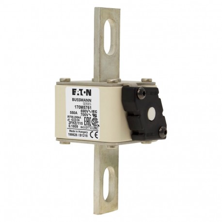 Eaton-moeller FUSE 550A 690V 2FKE/115 AR UC EATON ELECTRIC Fuse-link, high speed, 550 A, AC 690 V, size 2, 61 x 7..