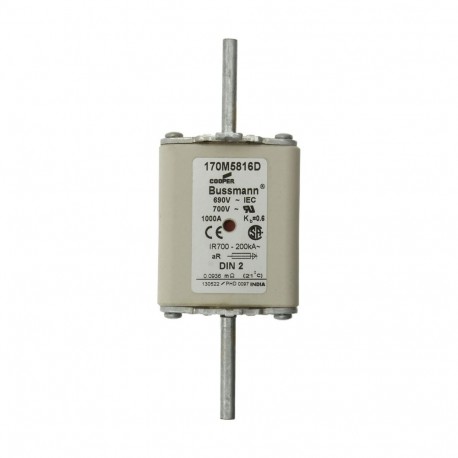 Eaton-moeller FUSE 1000A 690V aR DIN 2 HSDNH EATON ELECTRIC Fuse-link, high speed, 1000 A, AC 690 V, DIN 2, 61 x..