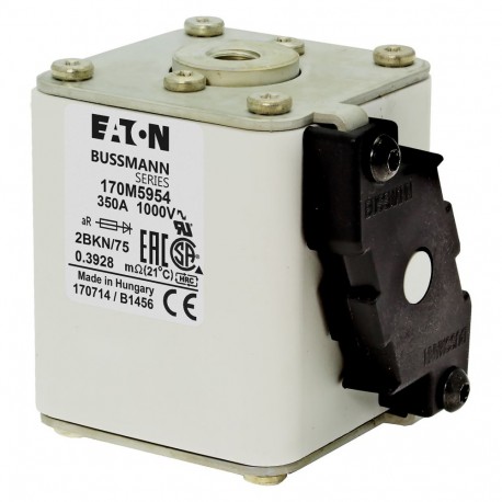 Eaton-moeller FUSE 350A 1000V 2BKN/75 AR UR EATON ELECTRIC Fuse-link, high speed, 350 A, AC 1000 V, size 2, 59 x ..