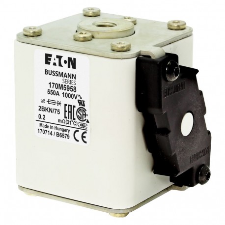 Eaton-moeller FUSE 550A 1000V 2BKN/75 AR UR EATON ELECTRIC Fuse-link, high speed, 550 A, AC 1000 V, size 2, 59 x ..