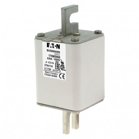 Eaton-moeller FUSE 630A 1000V 2TN/110 AR UR EATON ELECTRIC Fuse-link, high speed, 630 A, AC 1000 V, DIN 2, 59 x 7..
