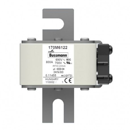Eaton-moeller FUSE 900A 1000V 3S/110 AR EATON ELECTRIC Fuse-link, high speed, 900 A, AC 1000 V, size 3, 76 x 90 x..