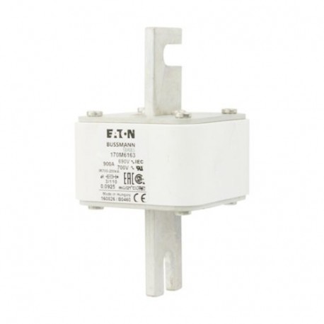 Eaton-moeller FUSE 900A 690V 3/110 AR UC EATON ELECTRIC Fuse-link, high speed, 900 A, AC 690 V, DIN 3, 76 x 90 x ..