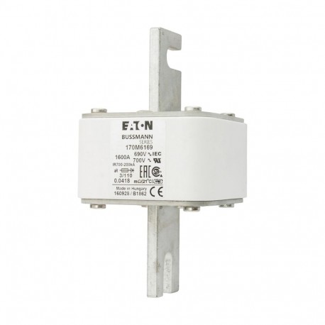 Eaton-moeller FUSE 1600A 690V 3/110 AR UC EATON ELECTRIC Fuse-link, high speed, 1600 A, AC 690 V, DIN 3, 76 x 90 ..
