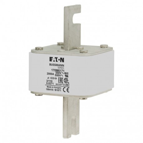 Eaton-moeller FUSE 2000A 550V 3/110 AR UR EATON ELECTRIC Fuse-link, high speed, 1800 A, AC 550 V, DIN 3, 76 x 90 ..