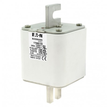 Eaton-moeller FUSE 350A 1250V 3TN/110 AR CU EATON ELECTRIC Fuse-link, high speed, 350 A, AC 1250 V, size 3, 76 x ..