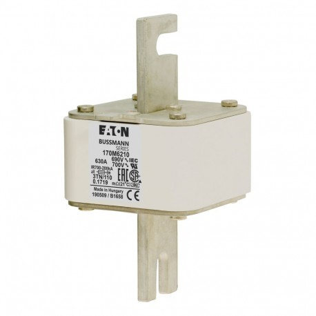 Eaton-moeller FUSE 630A 690V 3TN/110 AR UC EATON ELECTRIC Fuse-link, high speed, 630 A, AC 690 V, DIN 3, 76 x 90 ..