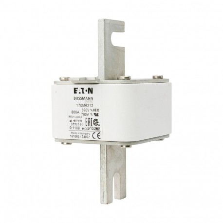 Eaton-moeller FUSE 800A 690V 3TN/110 AR UC EATON ELECTRIC Fuse-link, high speed, 800 A, AC 690 V, DIN 3, 76 x 90 ..