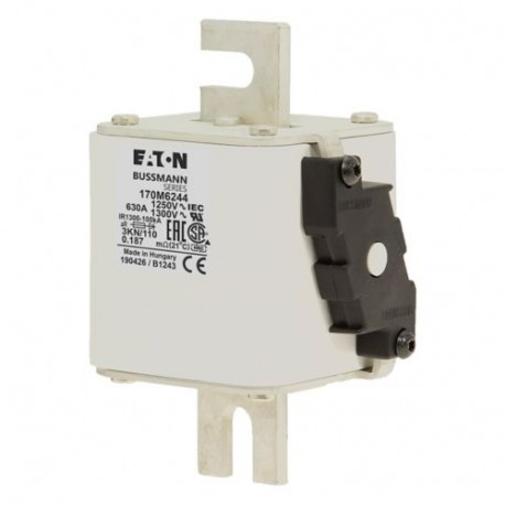 Eaton-moeller FUSE 630A 1250V 3KN/110 AR CU EATON ELECTRIC Fuse-link, high speed, 630 A, AC 1250 V, size 3, 76 x ..