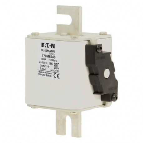 Eaton-moeller FUSE 800A 1250V 3KN/110 AR EATON ELECTRIC Fuse-link, high speed, 800 A, AC 1250 V, size 3, 76 x 92 ..