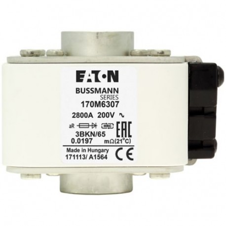 Eaton-moeller FUSE 1250A 690V 3E/91 AR UC EATON ELECTRIC FUSE 1250A 690V 3E/91 AR UC