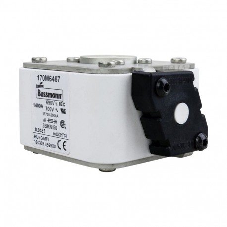 Eaton-moeller FUSE 1400A 690V 3BKN/50 AR UC EATON ELECTRIC Fuse-link, high speed, 1400 A, AC 690 V, size 3, aR, I..
