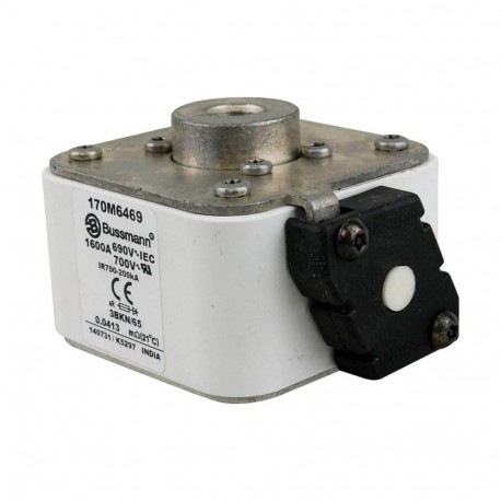 Eaton-moeller FUSE 1600A 690V 3BKN/65 AR UC EATON ELECTRIC Fuse-link, high speed, 1600 A, AC 690 V, size 3, aR, I..