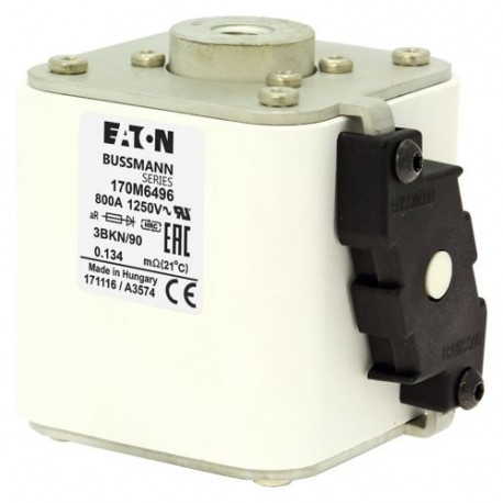 Eaton-moeller FUSE 800A 1250V 3BKN/90 AR EATON ELECTRIC Fuse-link, high speed, 800 A, AC 1250 V, size 3, 76 x 92 ..