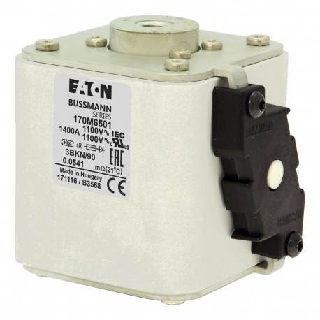 Eaton-moeller FUSE 1400A 1100V 3BKN/90 AR EATON ELECTRIC Fuse-link, high speed, 1400 A, AC 1100 V, size 3, 76 x 9..