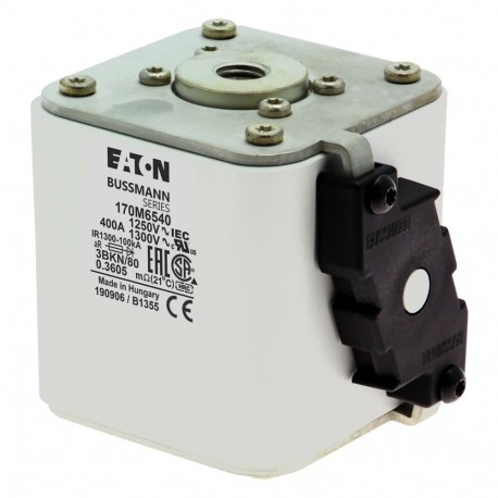 Eaton-moeller FUSE 400A 1250V 3BKN/80 AR CU EATON ELECTRIC Fuse-link, high speed, 400 A, AC 1250 V, size 3, 76 x ..