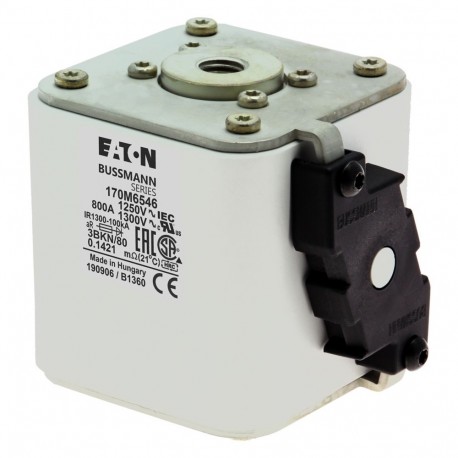 Eaton-moeller FUSE 800A 1250V 3BKN/80 AR CU EATON ELECTRIC Fuse-link, high speed, 800 A, AC 1250 V, size 3, 76 x ..