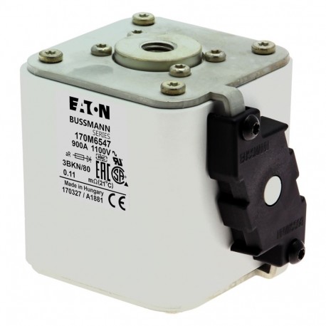 Eaton-moeller FUSE 900A 1100V 3BKN/80 AR EATON ELECTRIC Fuse-link, high speed, 900 A, AC 1100 V, size 3, 76 x 92 ..