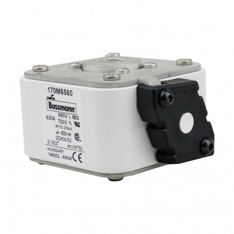 Eaton-moeller FUSE 630A 690V 3GKN/50 AR UC EATON ELECTRIC Fuse-link, high speed, 630 A, AC 690 V, size 3, 76 x 92..