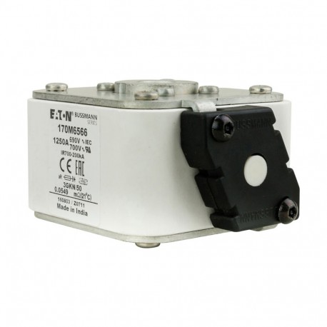 Eaton-moeller FUSE 1250A 690V 3GKN/50 AR UC EATON ELECTRIC Fuse-link, high speed, 1250 A, AC 690 V, size 3, 76 x ..