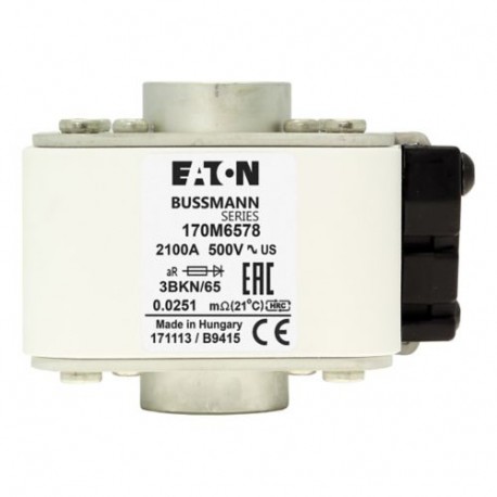 Eaton-moeller High Speed -  Square Body High Speed Square Body 170M6592 EATON ELECTRIC FUSE 500A 1250V 3GKN/75 AR CU