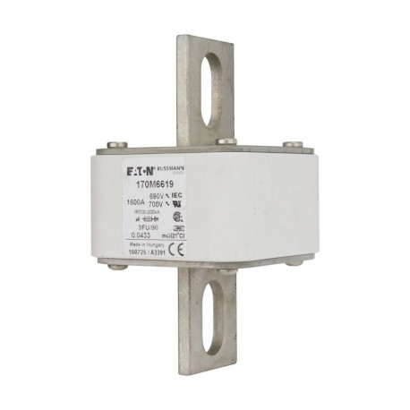 Eaton-moeller FUSE 1600A 690V 3FU/90 AR UR EATON ELECTRIC Fuse-link, high speed, 1600 A, AC 690 V, size 3, 76 x 9..